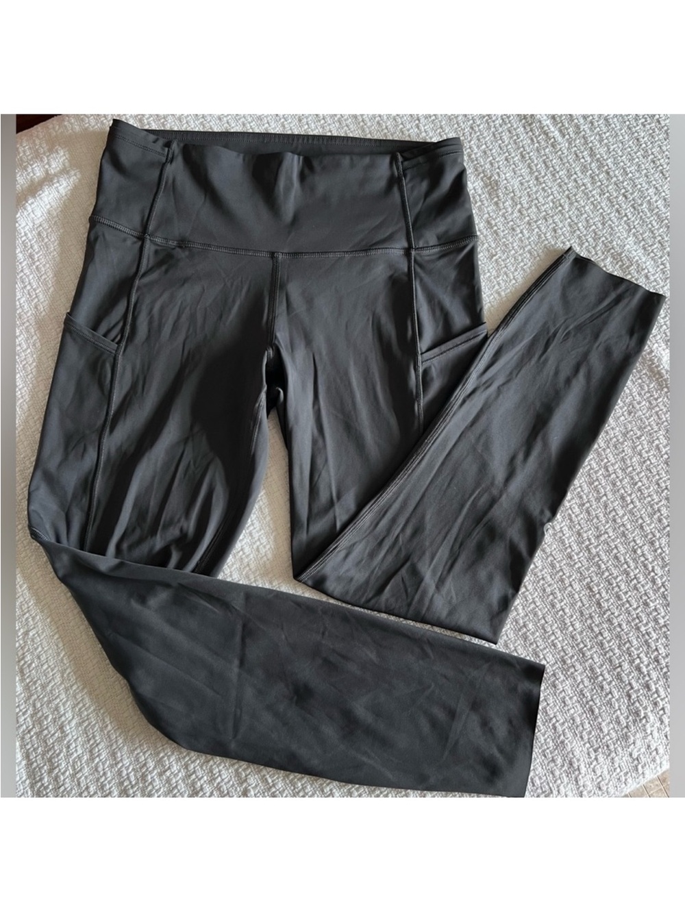 Lululemon Fast and Free 7/8 tight W5BXQS Dark Carbon Nulux 6